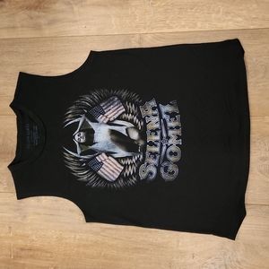 Selena Gomez American Flag Graphic Tank Top sz XL